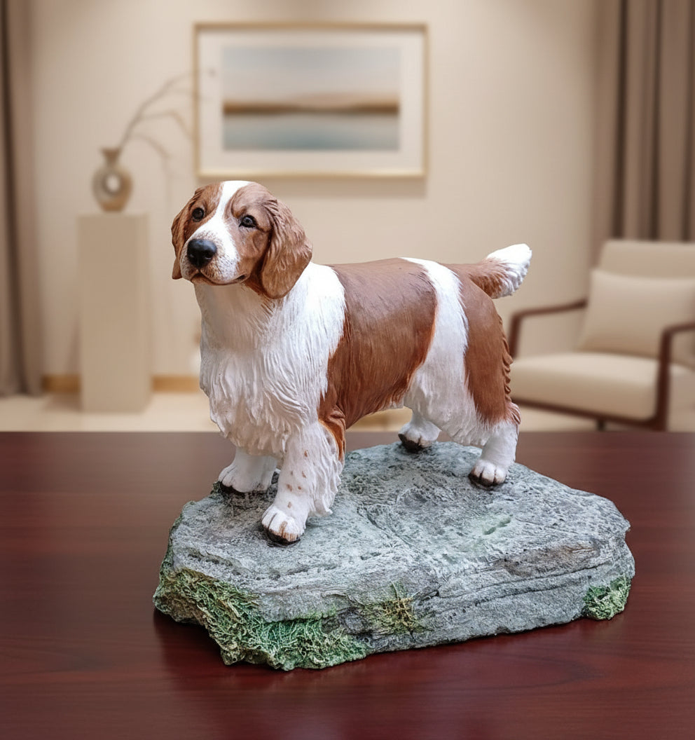 Welsh Springer Spaniel Figurine By Cavacast