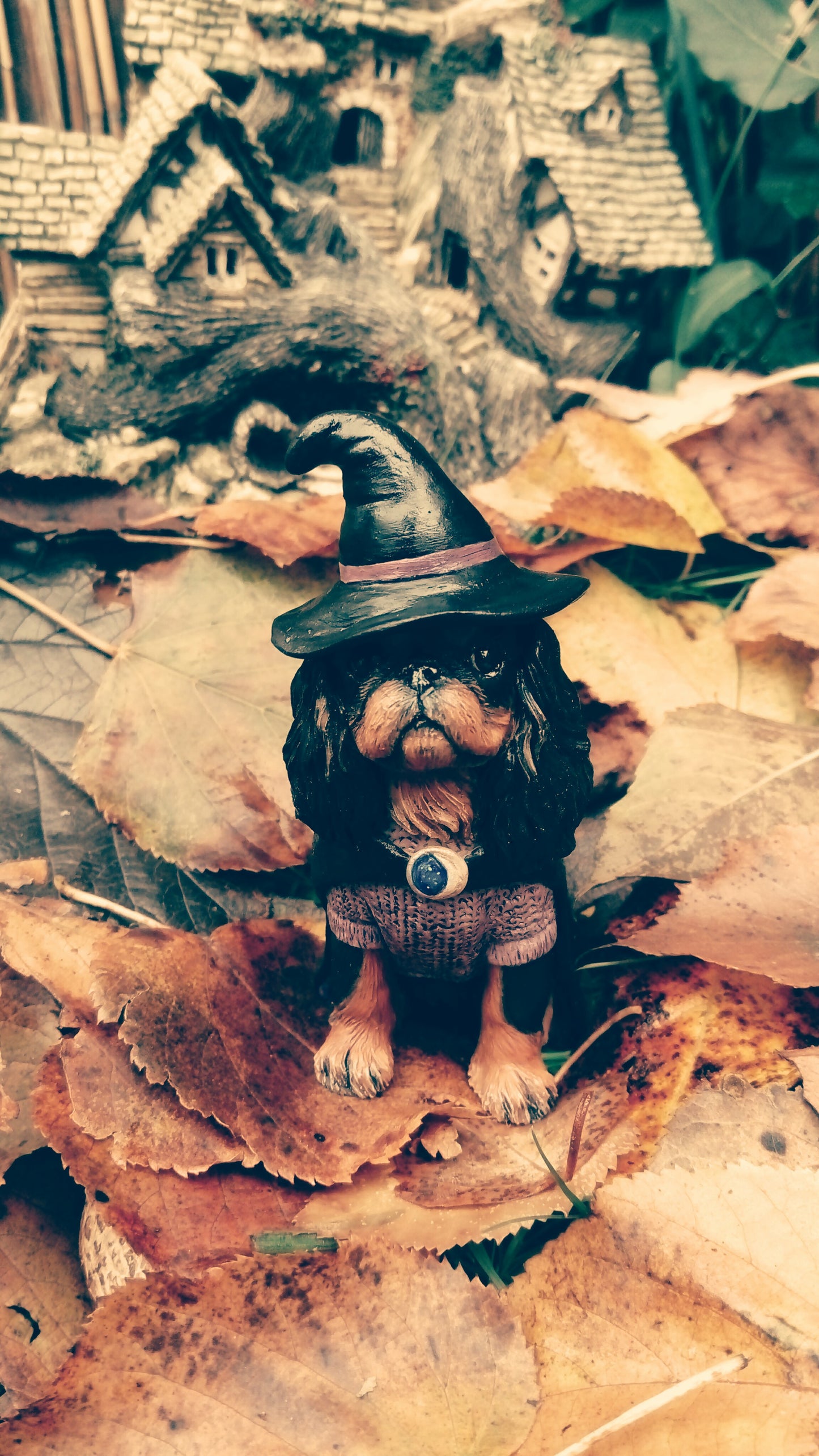 Original Sculpture of a King Charles Spaniel (English Toy)