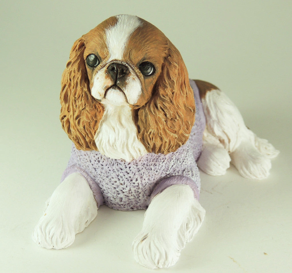 Original Sculpture of a King Charles Spaniel (English Toy)