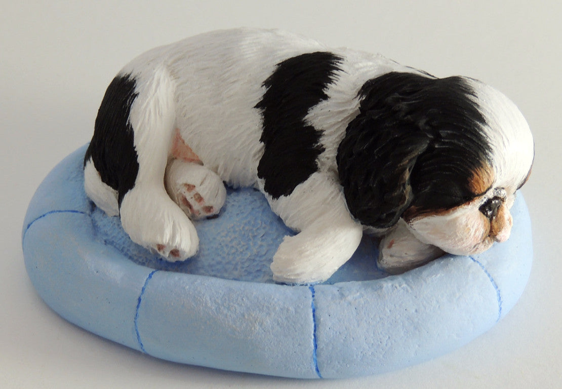 Original Sculpture of a King Charles Spaniel (English Toy) Puppy