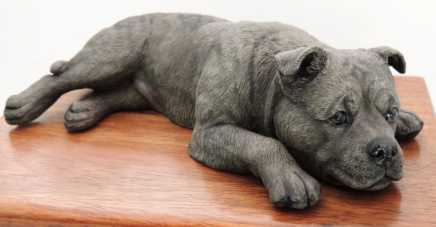 Staffordshire Bull Terrier Sculpture