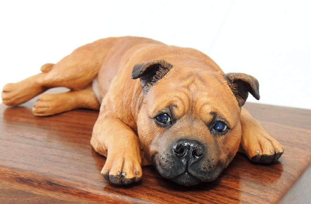 Staffordshire Bull Terrier Sculpture