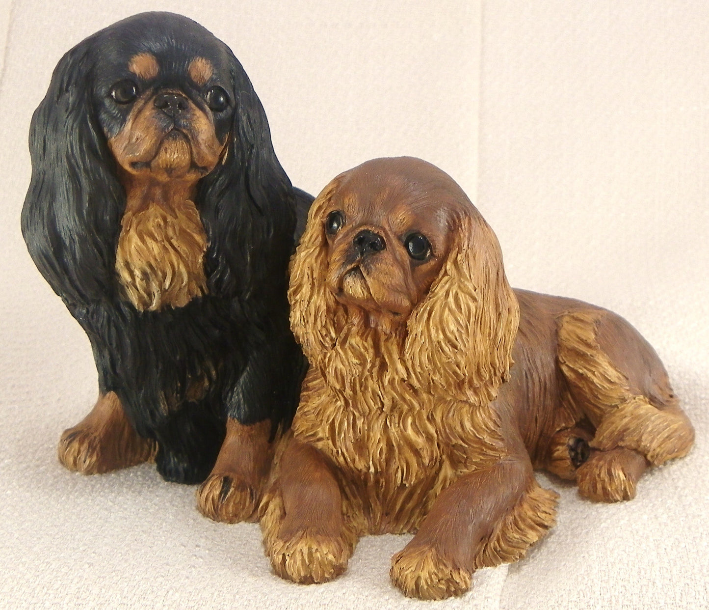Pair of English Toy Spaniels ( King Charles Spaniel )