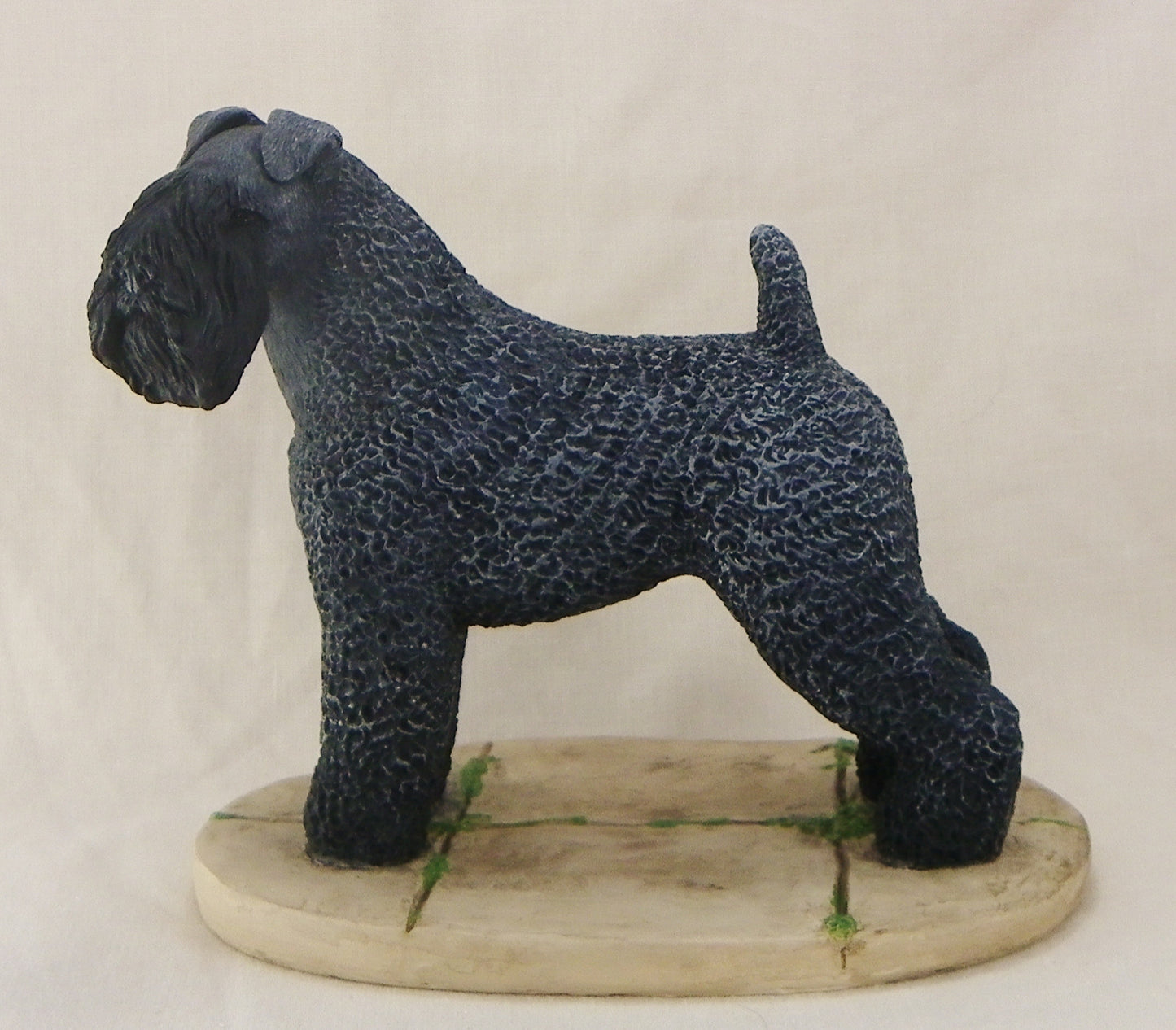 Kerry Blue Terrier Sculpture By Cavacast