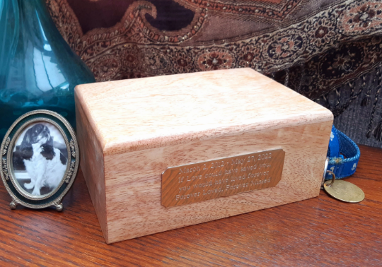 Longhaired Cat Cremation Urn for Pet Ashes