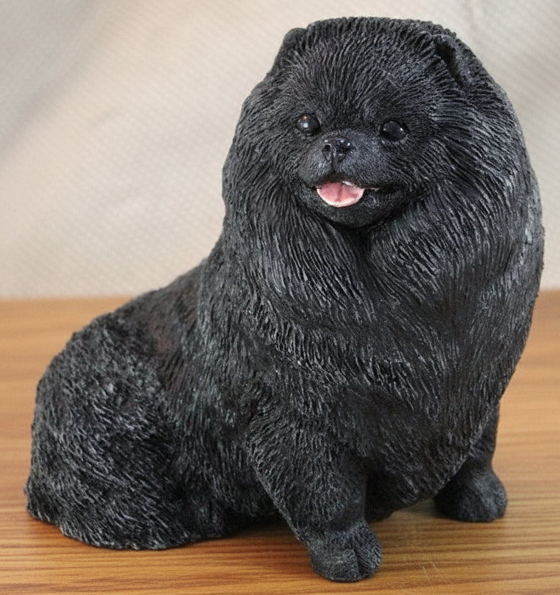 Pomeranian Wooden Cremation Urn